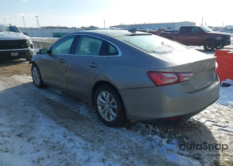 2022 Chevrolet Malibu Lt из США, поврежденный, VIN 1G1ZD5ST7NF140477